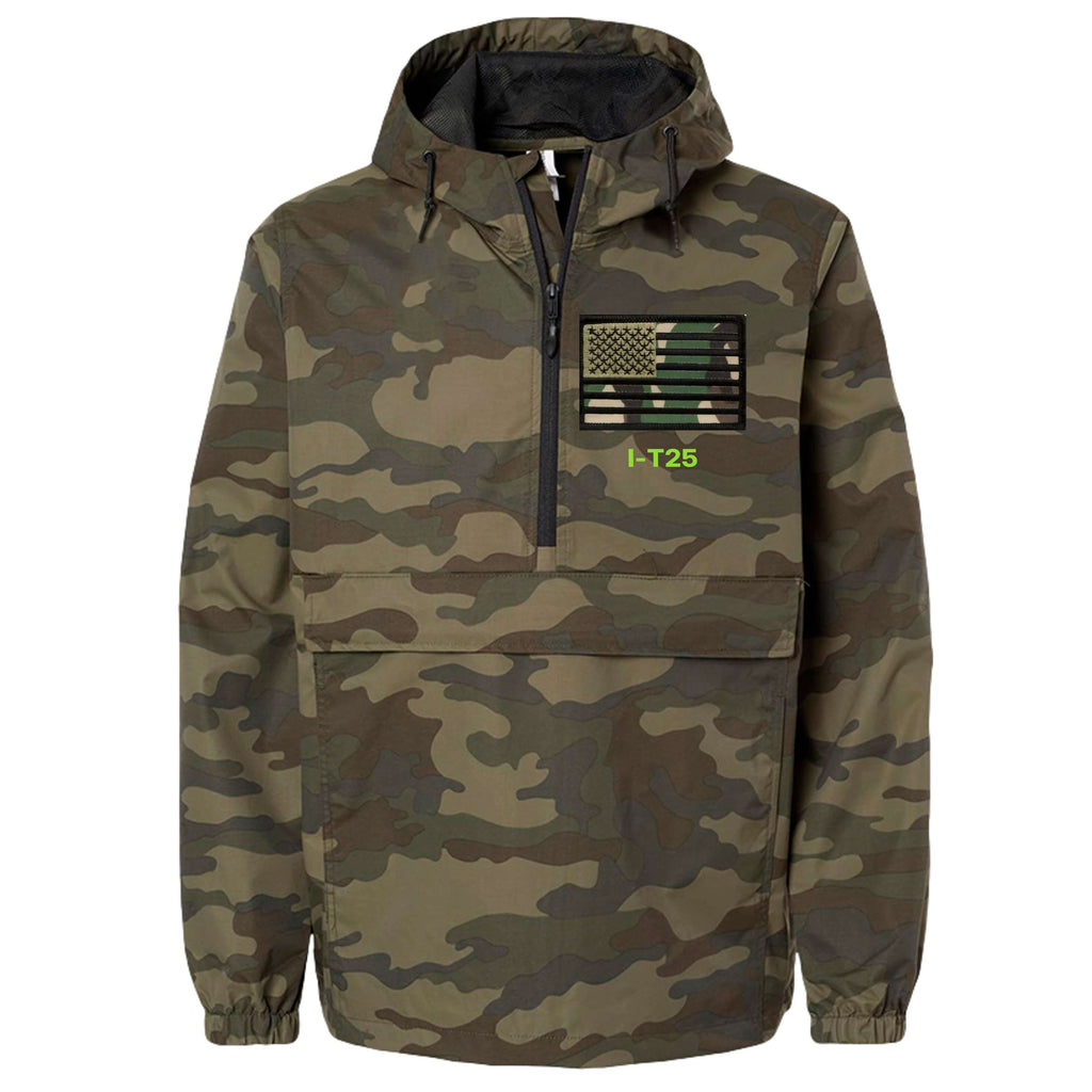 Camo Nylon Anorak