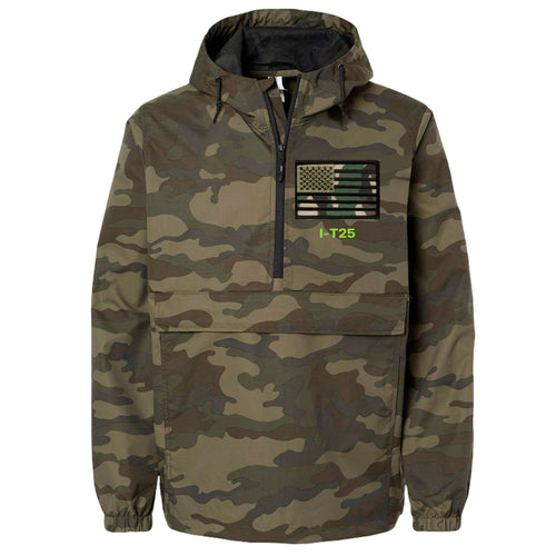 Camo Nylon Anorak
