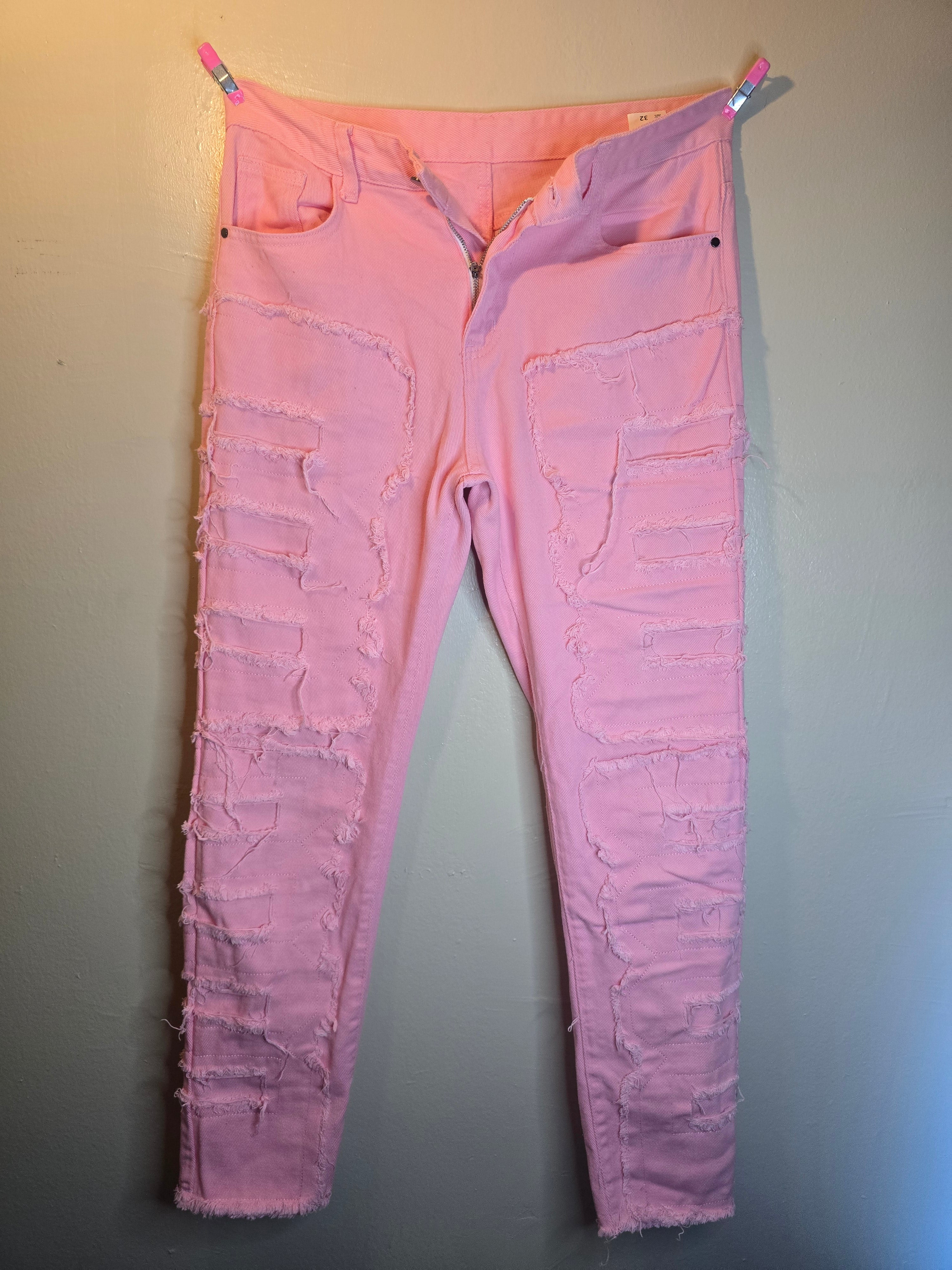 Pink flared